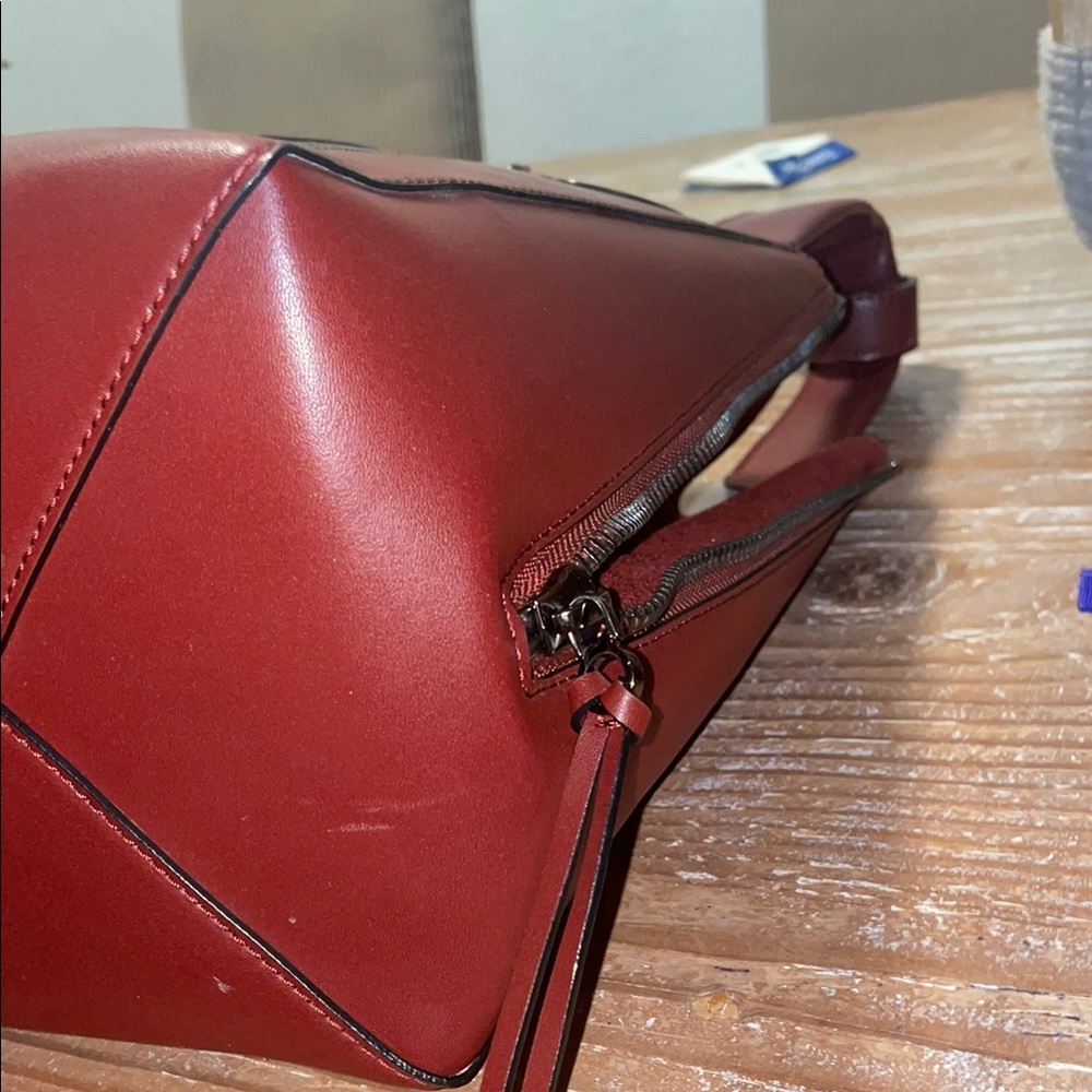 Charles Keith Bordeaux Tote Bag  EUC - Picture 10 of 11